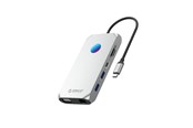 USB hub - ORICO XCR 12in1 RGB USB-C Docking Station USB hub - 12 - USB 3.1 - Szary - XCR-X1-SV-BP