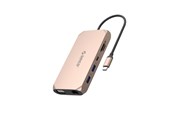 USB hub - ORICO XCR 12in1 USB-C Docking Station USB hub - 12 - USB 3.1 - XCR-X22-RG-BP