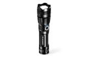 Latarki i reflektory - Wozinsky WLT-15W 15W 1500lm CREE IP65 Tactical Flashlight with Adjustable Beam - Black - 5907769389108