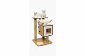 Koty - Catit Vesper Kradsetræ V-Base Valnød 56 x 56 x 84.5 cm. - 022517520420