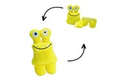 Psy - Tearrible Aktivitets bamse Tiny Gul- u/piv 14 cm. - 867761000454