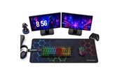 Akcesoria dla myszy i klawiatury - Wozinsky WPD-B800 Gaming Desk Pad 800x300mm Waterproof with Pattern - Black - 5907769387258