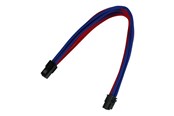 Kabel zasilajacy (zewnetrzny) - Nanoxia - power extension cable - 8 pin PCIe power to 8 pin PCIe power - 30 cm - NX8PE3EGWS