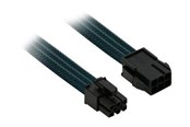 Kabel zasilajacy (zewnetrzny) - Nanoxia Single Sleeve - power extension cable - 6 pin PCIe power to 6 pin PCIe power - 30 cm - NX6PV3EG