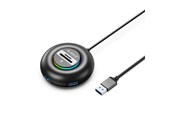 USB hub - ORICO YXR4 RGB USB Hub 4-Port USB-A 3.0 with SD and microSD Reader 1.8m - Black USB hub - 4 - USB 3.0 - Czarny - YXR5-U3-18-BK-BP