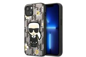 Telefon - Pokrowiec i etui - Karl Lagerfeld Flower Ikonik Karl case for iPhone 13 mini - gray - 3666339049447