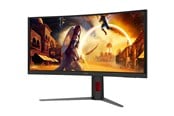 Monitor - 34" AOC G4 CU34G4CA computer monitor 86.4 cm (34") 3440 x 1440 pixels Black Red - CU34G4CA