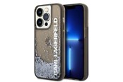 Telefon - Pokrowiec i etui - Karl Lagerfeld Liquid Glitter Elong case for iPhone 14 Pro - black - 3666339091569