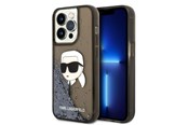 Telefon - Pokrowiec i etui - Karl Lagerfeld KLHCP14LLNKHCK iPhone 14 Pro 6.1" black/black hardcase Glitter Karl Head - 3666339086824