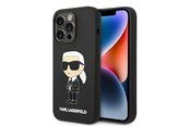Telefon - Pokrowiec i etui - Karl Lagerfeld Silicone Ikonik case for iPhone 14 Pro - black - 3666339086589