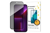 Telefon - szklo ochronne - Wozinsky Szkło prywatności z filtrem Anti Spy do iPhone 15 Pro Max Privacy Glass - czarne - 5907769309113