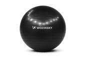 Sport i fitness - Wozinsky WGB65BB piłka gimnastyczna do ćwiczeń 65 cm - czarna - 5907769384103