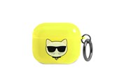 Telefon - Inne akcesoria - Karl Lagerfeld Choupette Case for AirPods 3 - Yellow - 3666339009243
