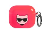 Telefon - Inne akcesoria - Karl Lagerfeld Choupette Case for AirPods 3 - Pink - 3666339009335