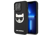 Telefon - Pokrowiec i etui - Karl Lagerfeld 3D Rubber Choupette Case for iPhone 13 Pro / iPhone 13 - Black - 3666339028152