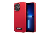 Telefon - Pokrowiec i etui - Karl Lagerfeld KLHCP13LSLMP1R iPhone 13 Pro / 13 6.1" hardcase red/red Silicone Plaque - 3666339048747