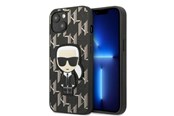 Telefon - Pokrowiec i etui - Karl Lagerfeld KLHCP13SPMNIKBK iPhone 13 mini 5.4" hardcase black/black Monogram Ikonik Patch - 3666339049362