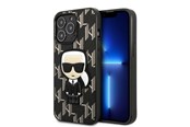 Telefon - Pokrowiec i etui - Karl Lagerfeld KLHCP13LPMNIKBK iPhone 13 Pro / 13 6.1" hardcase black/black Monogram Ikonik Patch - 3666339049386