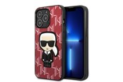 Telefon - Pokrowiec i etui - Karl Lagerfeld KLHCP13XPMNIKPI iPhone 13 Pro Max 6.7" hardcase red/red Monogram Ikonik Patch - 3666339049430