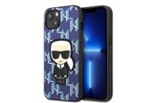Telefon - Pokrowiec i etui - Karl Lagerfeld KLHCP13MPMNIKBL iPhone 13 6.1" hardcase blue/blue Monogram Ikonik Patch - 3666339049492
