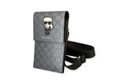 Torba, plecak i pokrowiec na laptopa - Karl Lagerfeld Ikonik Karl Monogram Patch bag - silver - 3666339051822
