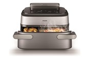 Urządzenia kuchenne - inne - Philips 5000 Series NA565 - double hot air fryer - silver/black - NA565/02