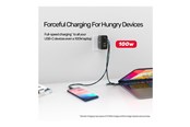 Kabel USB - Unitek - USB-C cable - USB-C to USB-C - 80 cm - C14100BK-0.8M
