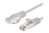 Kabel sieciowy - Lanberg patch cable - 25 cm - grey RAL 7035 - Szary - PCF6-20CC-0025-S