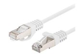 Kabel sieciowy - Lanberg patch cable - 50 cm - white (RAL 9010) - Biały - PCF6-20CC-0050-W