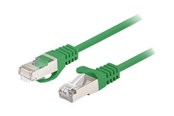 Kabel sieciowy - Lanberg patch cable - 1 m - green RAL 6024 - Zielony - PCF6-20CC-0100-G