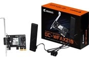 Adapter Sieciowy  (karta sieciowa, serwer druku, itp.) - GIGABYTE GC-WFAX210 Intel Wi-Fi 6E Tri-Band PCIe Network Card with Bluetooth 5.2 - GC-WFAX210