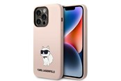 Telefon - Pokrowiec i etui - Karl Lagerfeld Silicone Choupette case for iPhone 14 Pro Max - pink - 3666339086718