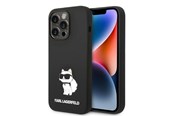 Telefon - Pokrowiec i etui - Karl Lagerfeld Silicone Choupette case for iPhone 14 Pro Max - black - 3666339086756