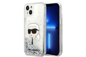 Telefon - Pokrowiec i etui - Karl Lagerfeld KLHCP14MLNKHCH iPhone 14 Plus 6.7" silver/silver hardcase Glitter Karl Head - 3666339086855