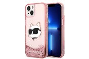 Telefon - Pokrowiec i etui - Karl Lagerfeld Glitter Choupette Head case for iPhone 14 Plus - pink - KLHCP14MLNCHCP