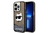 Telefon - Pokrowiec i etui - Karl Lagerfeld KLHCP14XLNCHCK iPhone 14 Pro Max 6.7" black/black hardcase Glitter Choupette Head - 3666339087036