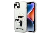 Telefon - Pokrowiec i etui - Karl Lagerfeld Glitter Karl&Choupette case for iPhone 14 Plus - transparent - 3666339087258