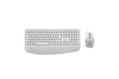 Klawiatura - Logitech Signature Comfort Plus Combo MK880 (Off-White) - Zestaw klawiatura i mysz - Niemcy - Biały - 920-014025