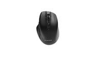 Myszka - Gembird Dual-mode Ergo 6-button wireless mouse - Ergonomiczne myszki - Optyczny - 6 - Czarny - MUSW2-6B-02
