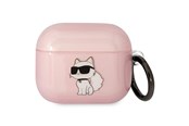 Telefon - Inne akcesoria - Karl Lagerfeld KLA3HNCHTCP Airpods 3 cover pink/pink Ikonik Choupette - 3666339088095