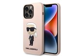 Telefon - Pokrowiec i etui - Karl Lagerfeld KLHCP14LSNIKBCP iPhone 14 Pro 6.1" hardcase pink/pink Silicone Ikonik - 3666339098636