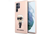 Telefon - Pokrowiec i etui - Karl Lagerfeld KLHCS23LSNIKBCP Sam S23 S918 Ultra hardcase pink/pink Silicone Ikonik - 3666339117634