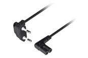 Kabel zasilający (wewnętrzny) - Lanberg - power cable - Europlug to power IEC 60320 C7 - 1.8 m - CA-C7CA-12CC-0018-BK