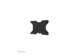 Uchwyty ścienne, uchwyty AV i meble AV - Neomounts WL85-515BL16 mounting kit - for flat panel - rotatable - black - Max 50 kg - recommended for 75" - WL85-515BL16