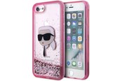 Telefon - Pokrowiec i etui - Karl Lagerfeld KLHCI8LNKHCP iPhone 7/8/ SE 2020/2022 pink/pink hardcase Glitter Karl Head - 3666339118877
