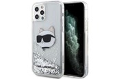 Telefon - Pokrowiec i etui - Karl Lagerfeld KLHCP12MLNHCCS iPhone 12/ 12 Pro 6.1" silver/silver hardcase Glitter Choupette Head - 3666339119058