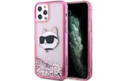 Telefon - Pokrowiec i etui - Karl Lagerfeld KLHCP12MLNCHCP iPhone 12/ 12 Pro 6.1" pink/pink hardcase Glitter Choupette Head - 3666339119065
