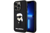 Telefon - Pokrowiec i etui - Karl Lagerfeld KLHCP14L3DRKINK iPhone 14 Pro 6.1" black/black hardcase Rubber Ikonik 3D - 3666339122645