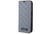 Telefon - Pokrowiec i etui - Karl Lagerfeld KLBKP14SSAKLHPG iPhone 14 6.1" bookcase silver/silver Saffiano Monogram - 3666339122980