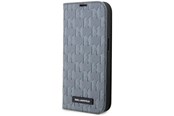 Telefon - Pokrowiec i etui - Karl Lagerfeld KLBKP14LSAKLHPG iPhone 14 Pro 6.1" bookcase silver/silver Saffiano Monogram - 3666339123000